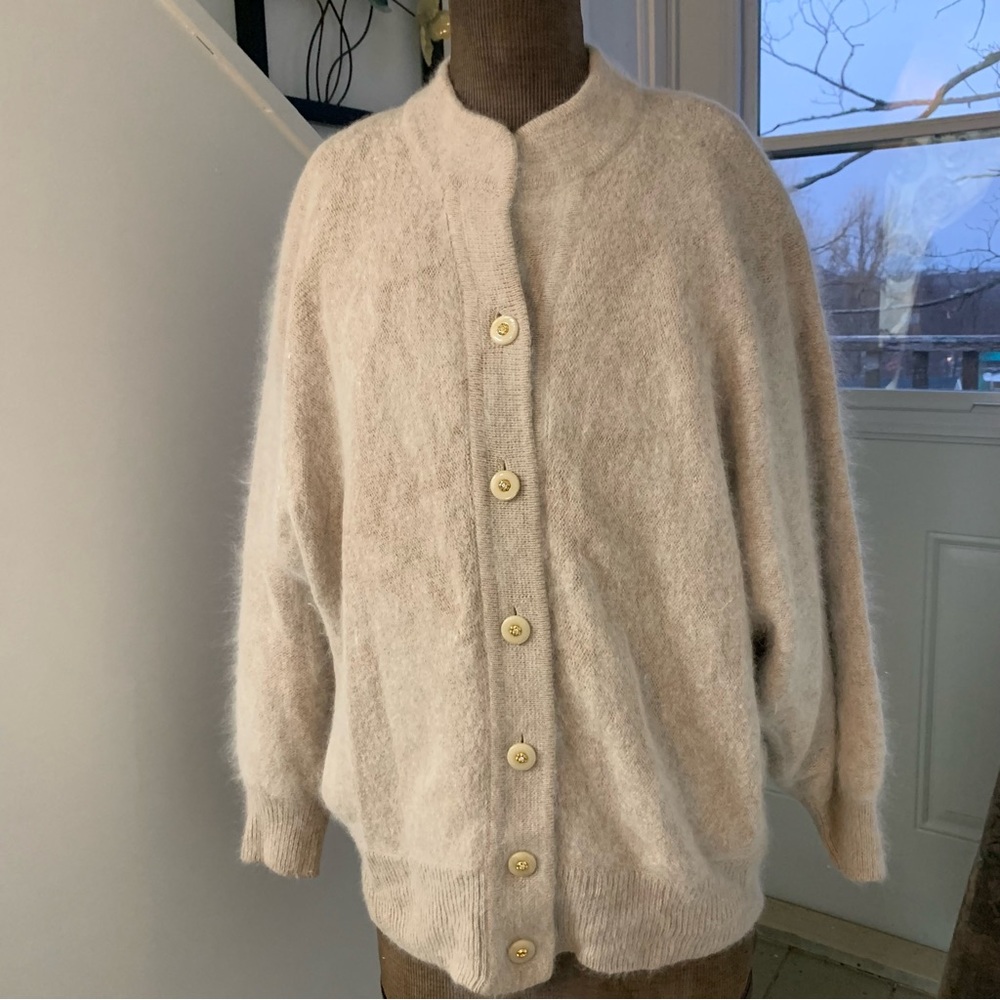 Vintage Extra Soft Angora Blend Cardigan